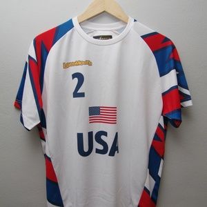 RARE Loudmouth 2012 US Olympic Volleyball Jersey L